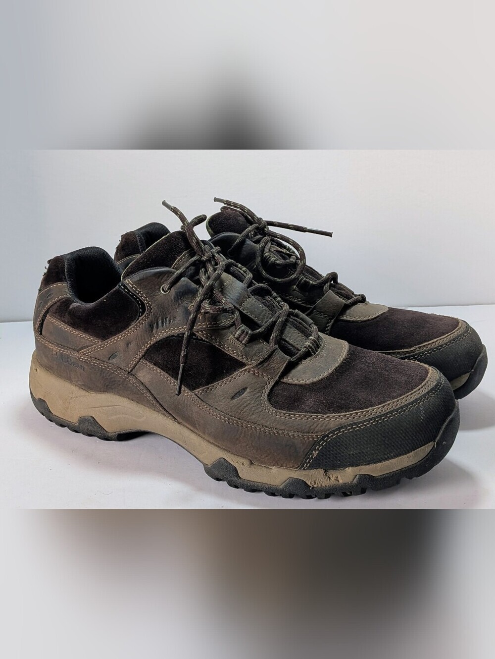 L.L.Bean Trail Model 4 Men’s Hiking Shoes Size 12 Brown Outdoor